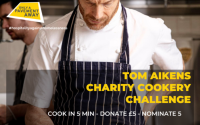 Tom Aikens teams up with Only A Pavement Away for charity cooking challenge