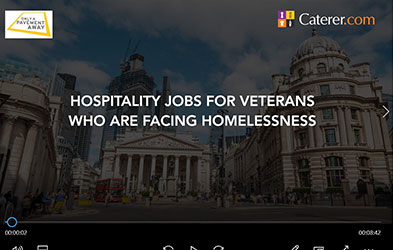Only A Pavement Away Supporting Veterans Facing Homelessness into New Careers in Hospitality
